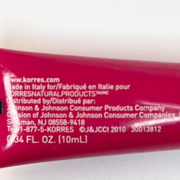 Korres Lip Butter Glaze Moisturizing Vibrant Color Quince Red .34 fl oz 10ml New - Picture 4 of 4